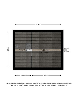 Floorplan - Pieter de Hooghstraat 71, 7412 RW Deventer